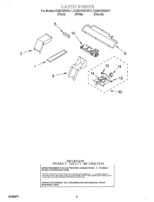 04 - Latch parts for Kitchenaid Oven KEMC378HBL1 from AppliancePartsPros.com