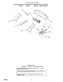 04 - Latch parts for Kitchenaid Oven KEHC379JBL3 from AppliancePartsPros.com