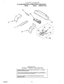 04 - Latch parts for Kitchenaid Oven KEMS378GWH3 from AppliancePartsPros.com
