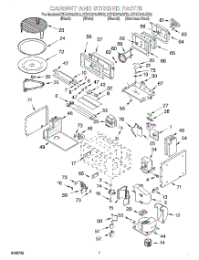 06 - Cabinet And Stirrer parts for Kitchenaid Oven KEHC379JBL3 from AppliancePartsPros.com