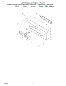 02 - Control Panel parts for Kitchenaid Oven KEMS377GAL2 from AppliancePartsPros.com
