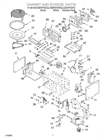 06 - Cabinet And Stirrer parts for Kitchenaid Oven KEMS378GSS2 from AppliancePartsPros.com