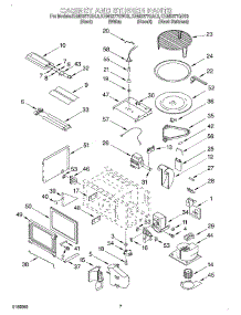 06 - Cabinet And Stirrer parts for Kitchenaid Oven KEMS377GAL3 from AppliancePartsPros.com