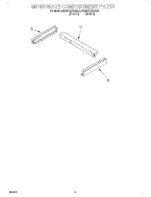 07 - Microwave Compartment parts for Kitchenaid Oven KEMS378GWH0 from AppliancePartsPros.com