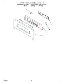 04 - Control Panel parts for Kitchenaid Oven KEBC107HWH3 from AppliancePartsPros.com