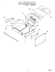 08 - Top Venting parts for Kitchenaid Oven KEMS378GWH0 from AppliancePartsPros.com