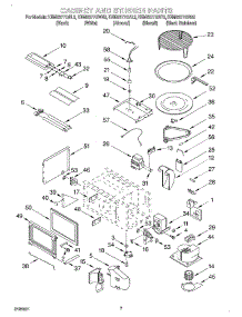 06 - Cabinet And Stirrer parts for Kitchenaid Oven KEMS377GBL2 from AppliancePartsPros.com