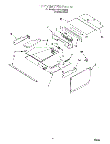 08 - Top Venting parts for Kitchenaid Oven KEMS378GSS0 from AppliancePartsPros.com