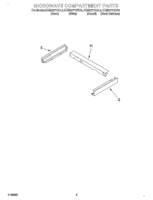 07 - Microwave Compartment parts for Kitchenaid Oven KEMS377GBS3 from AppliancePartsPros.com