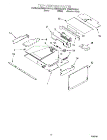 08 - Top Venting parts for Kitchenaid Oven KEMS378GSS3 from AppliancePartsPros.com