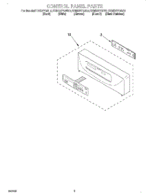 02 - Control Panel, Literature parts for Kitchenaid Oven KEMS377GBL0 from AppliancePartsPros.com