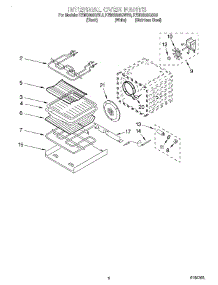 05 - Internal Oven parts for Kitchenaid Oven KEMS308GBL3 from AppliancePartsPros.com