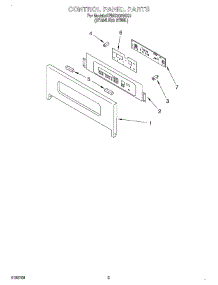 02 - Control Panel parts for Kitchenaid Oven KEMS308GSS1 from AppliancePartsPros.com