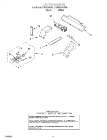 04 - Latch parts for Kitchenaid Oven KEMS308GBL2 from AppliancePartsPros.com