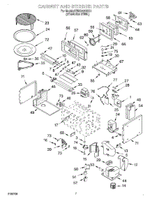 06 - Cabinet And Stirrer parts for Kitchenaid Oven KEMS308GSS1 from AppliancePartsPros.com