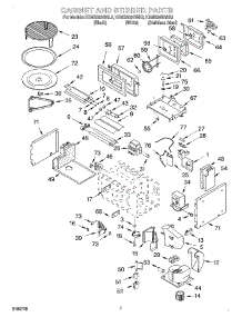 06 - Cabinet And Stirrer parts for Kitchenaid Oven KEMS308GSS3 from AppliancePartsPros.com