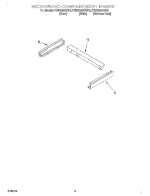 07 - Microwave Compartment parts for Kitchenaid Oven KEMS308GSS3 from AppliancePartsPros.com