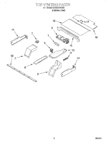 05 - Top Venting, Optional parts for Kitchenaid Oven KEBS278DSS6 from AppliancePartsPros.com