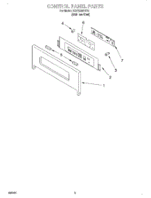 02 - Control Panel, Literature parts for Kitchenaid Oven KEBS208DSS6 from AppliancePartsPros.com