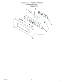 02 - Control Panel, Literature parts for Kitchenaid Oven KEBS177DSS7 from AppliancePartsPros.com