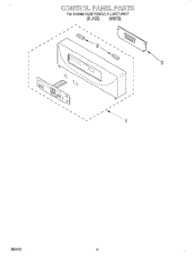 04 - Control Panel, Literature parts for Kitchenaid Oven KEBI101DWH7 from AppliancePartsPros.com