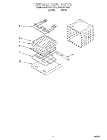 03 - Internal Oven parts for Kitchenaid Oven KEBI101DBL6 from AppliancePartsPros.com