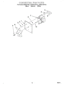 08 - Convection Fan parts for Kitchenaid Oven KEBS277BBL3 from AppliancePartsPros.com