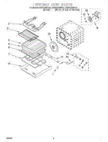 04 - Internal Oven parts for Kitchenaid Oven KEBS208DWH6 from AppliancePartsPros.com