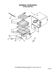 07 - Internal Oven parts for Kitchenaid Oven KEBS277XBL2 from AppliancePartsPros.com