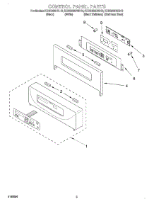 02 - Control Panel parts for Kitchenaid Oven KEBS208DWH10 from AppliancePartsPros.com