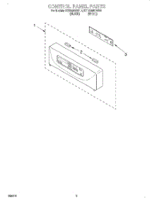 02 - Control Panel, Literature parts for Kitchenaid Oven KEBS208DWH4 from AppliancePartsPros.com