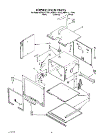 05 - Lower Oven parts for Kitchenaid Oven KEBS277YBL0 from AppliancePartsPros.com