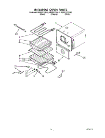 07 - Internal Oven parts for Kitchenaid Oven KEBS277YBL0 from AppliancePartsPros.com