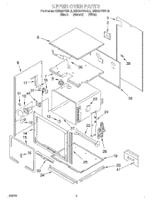 02 - Upper Oven parts for Kitchenaid Oven KEBS277BAL3 from AppliancePartsPros.com