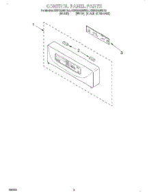 02 - Control Panel, Literature parts for Kitchenaid Oven KEBS208DBS6 from AppliancePartsPros.com