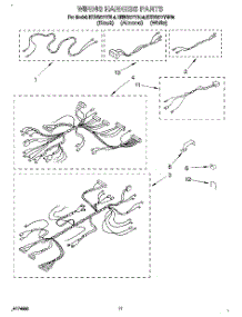 08 - Wiring Harness parts for Kitchenaid Oven KEBS277YAL4 from AppliancePartsPros.com