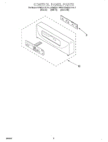 02 - Control Panel, Literature parts for Kitchenaid Oven KEMS377DAL2 from AppliancePartsPros.com