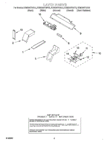 04 - Latch parts for Kitchenaid Oven KEMS307GBT2 from AppliancePartsPros.com