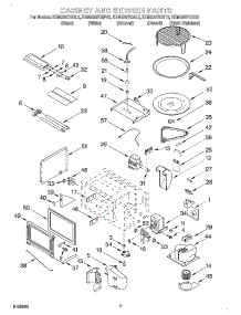 06 - Cabinet And Stirrer parts for Kitchenaid Oven KEMS307GBT2 from AppliancePartsPros.com