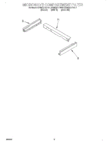 07 - Microwave Compartment parts for Kitchenaid Oven KEMS377DAL2 from AppliancePartsPros.com