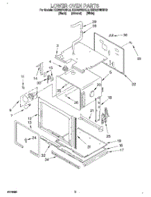 04 - Lower Oven parts for Kitchenaid Oven KEBS278BAL2 from AppliancePartsPros.com