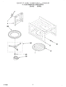 09 - Cavity And Turntable parts for Kitchenaid Oven KEMS377BWH0 from AppliancePartsPros.com