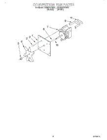 06 - Convection Fan parts for Kitchenaid Oven KEMS377BWH1 from AppliancePartsPros.com