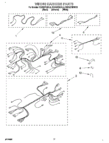 08 - Wiring Harness parts for Kitchenaid Oven KEBS278BAL2 from AppliancePartsPros.com