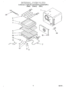05 - Internal Oven parts for Kitchenaid Oven KEBS278BAL3 from AppliancePartsPros.com