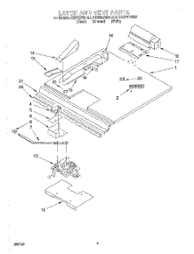 06 - Latch And Vent parts for Kitchenaid Oven KEBS278BAL3 from AppliancePartsPros.com