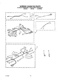 08 - Wiring Harness parts for Kitchenaid Oven KEBS207YBL2 from AppliancePartsPros.com