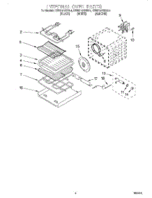 03 - Internal Oven parts for Kitchenaid Oven KEBS107DWH4 from AppliancePartsPros.com