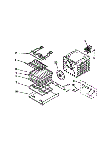 Internal Oven parts for Kitchenaid Wall Oven KEBS107DBAL4 from AppliancePartsPros.com