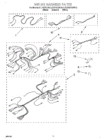07 - Wiring Harness parts for Kitchenaid Oven KEBS278BBL3 from AppliancePartsPros.com